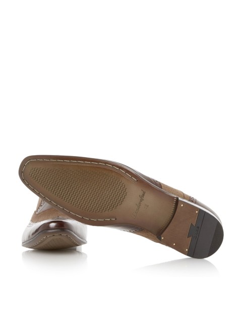 Dune Raymond Combo Men's Shoe in Brown