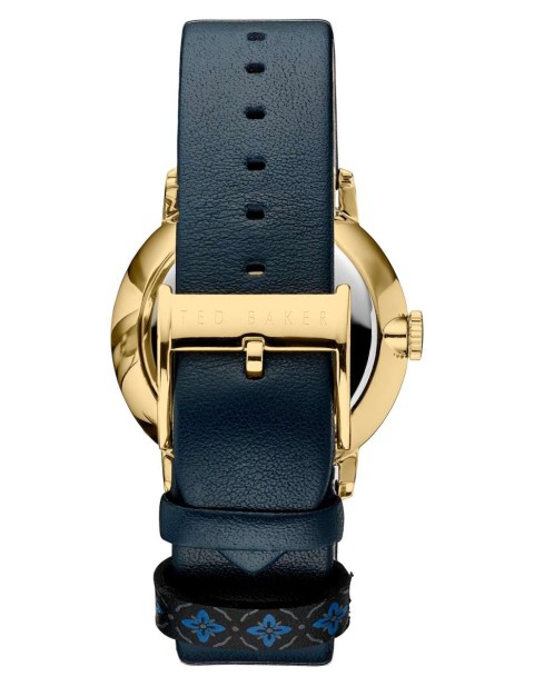 Ted Baker Multifunction Leather Strap Watch, 42mm
